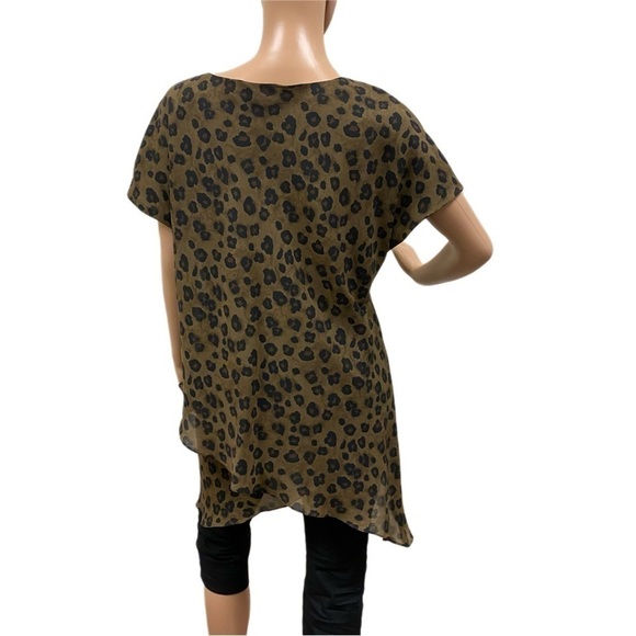 JESSICA Howard Leopard Print Tunic - Size S - Picture 2 of 6
